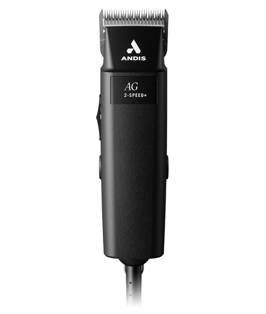 Andis AG 2-Speed+ Detachable Blade Clipper - Black