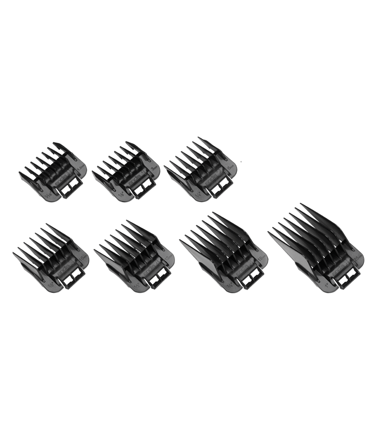 Andis Master Clipper Snap-on Comb Attachment Set 7pc